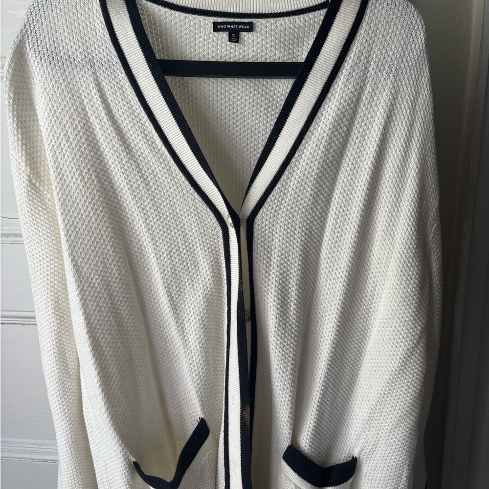 White and Black Women's Sweater